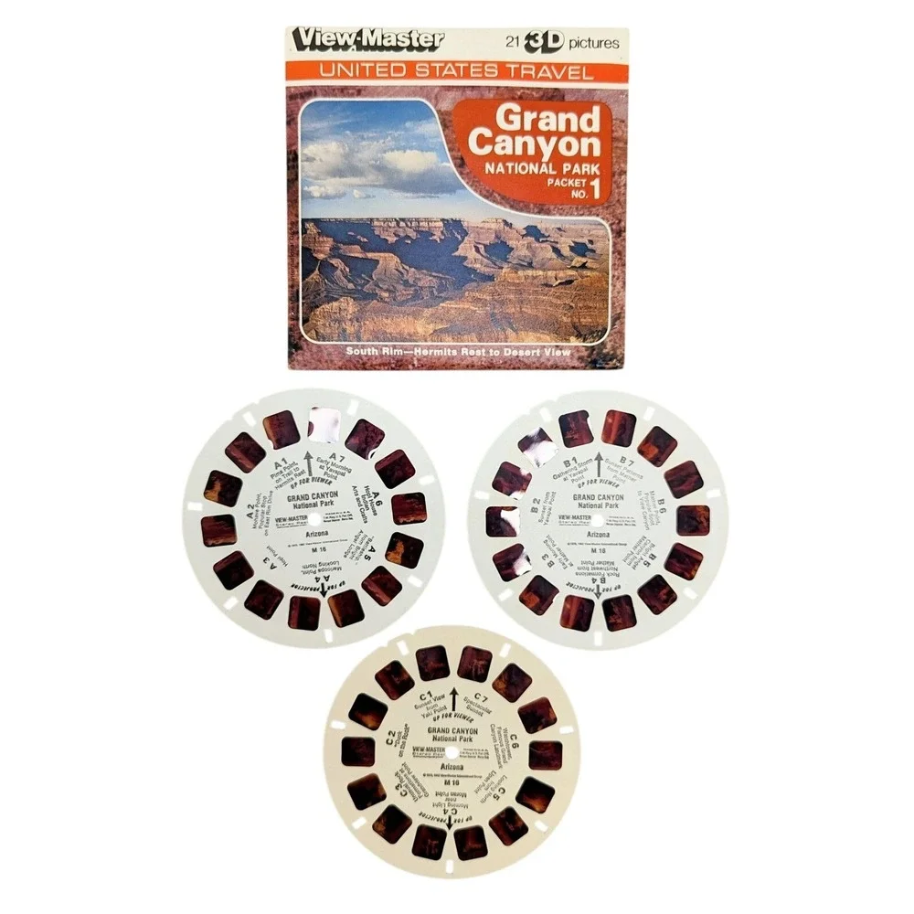 1982 View-Master Grand Canyon National Park Packet No. 1